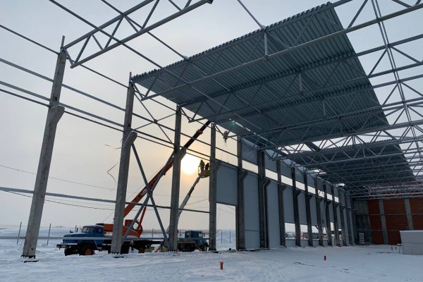 В индустриальном парке «Уфимский» продолжается строительство нового производственного комплекса